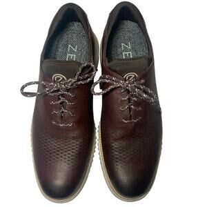Cole Haan Men\'s Burgundy Perforated Leather Oxfords Cole Haan Mens Grand 360 11.5M Burgundy Leather Perforated  main image 4